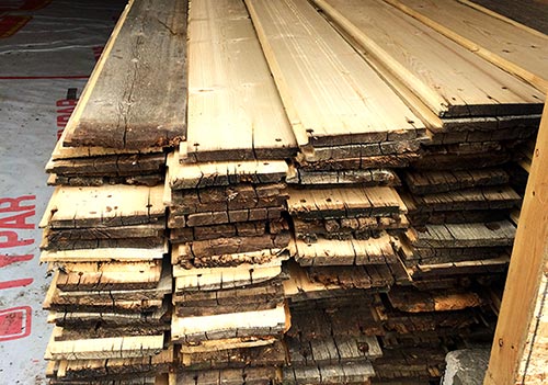 Reclaimed barn wood