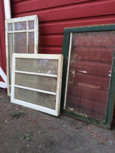 wooden frame used Windows